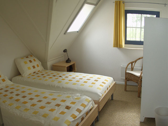 Gele slaapkamer